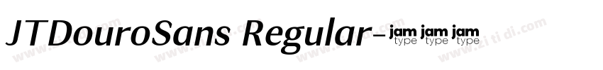 JTDouroSans Regular字体转换